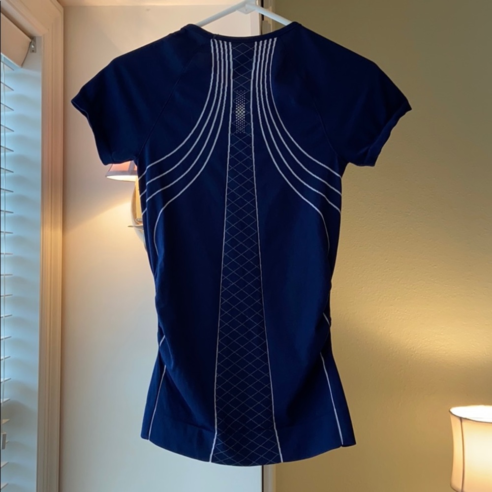 Athleta Speedlight Tee in Navy / White - Picture 5 of 6